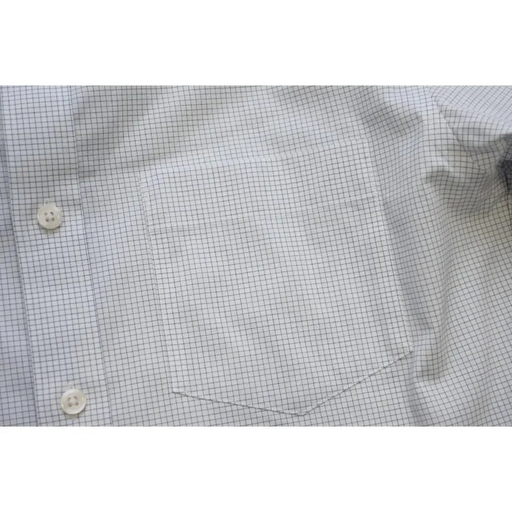 J Crew Thompson‎ Dress Shirt Stretch Button Up Plaid Long Sleeve Mens Size Small